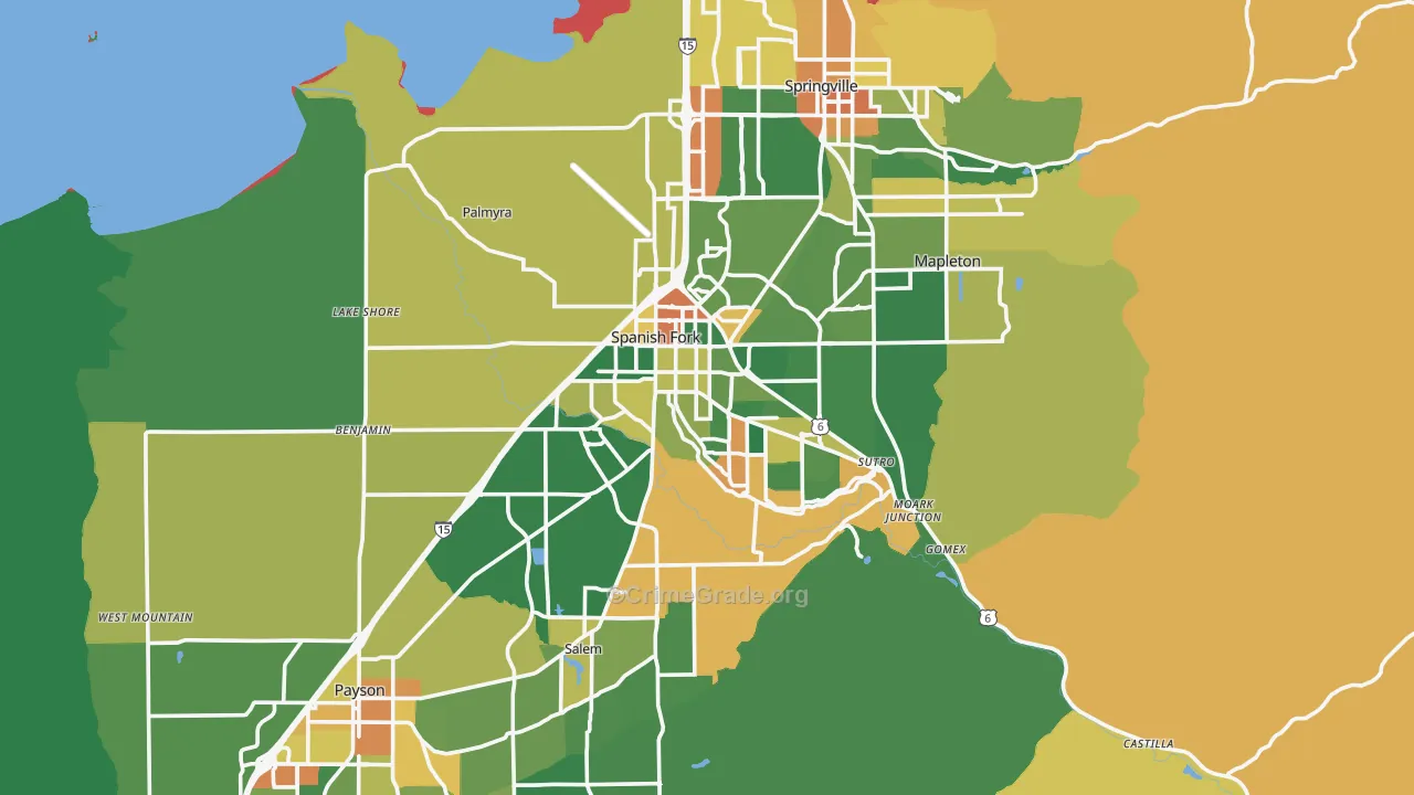 84660, UT Map of Theft Rates