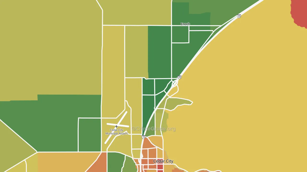 84721, UT Map of Theft Rates