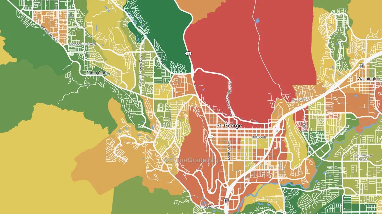 84770, UT Map of Theft Rates