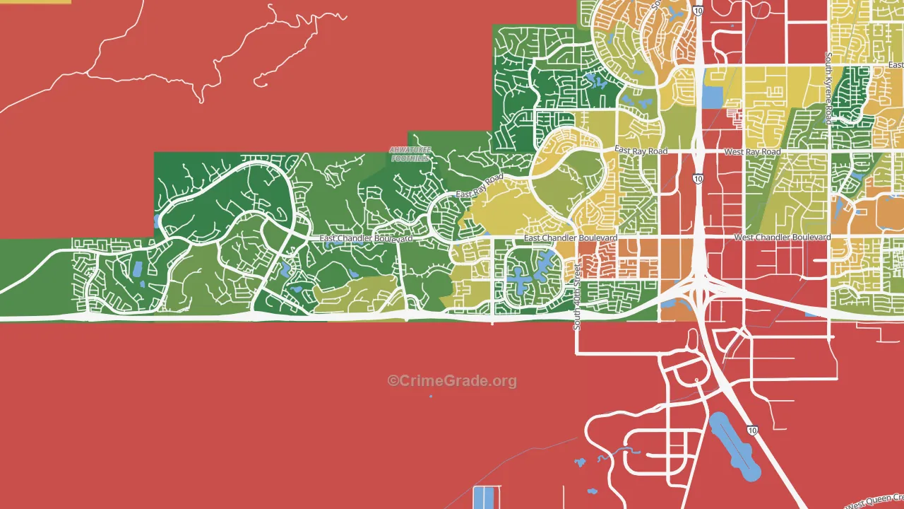 85048, AZ Map of Theft Rates