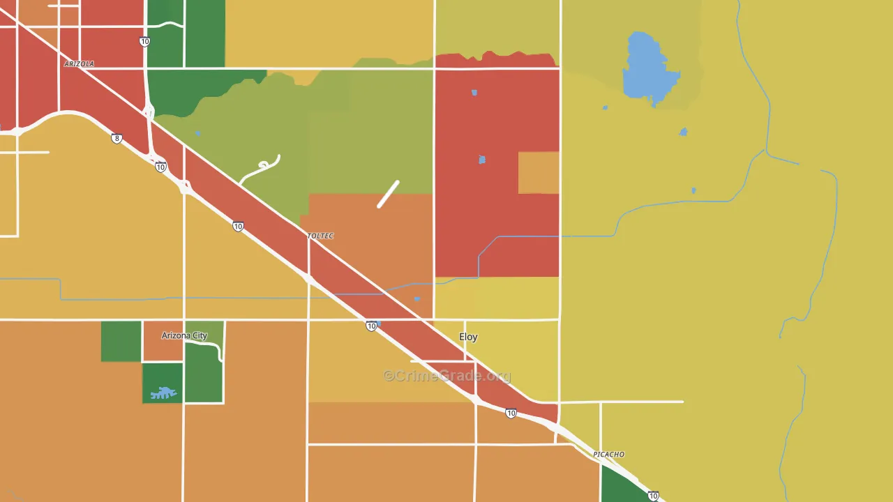 85131, AZ Map of Theft Rates