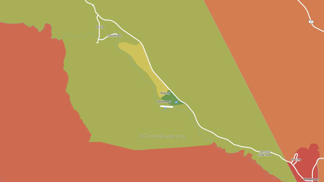85137, AZ Map of Theft Rates