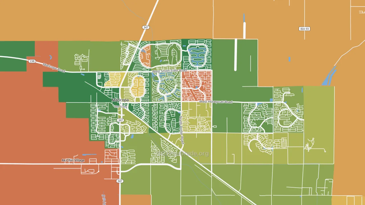 85138, AZ Map of Theft Rates