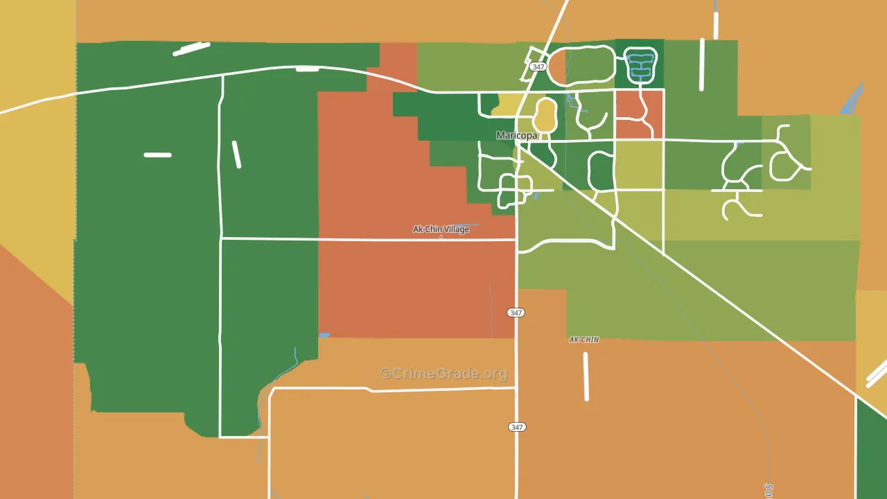 85139, AZ Map of Theft Rates