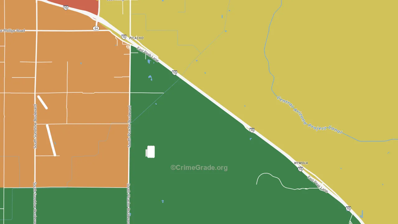 85141, AZ Map of Theft Rates