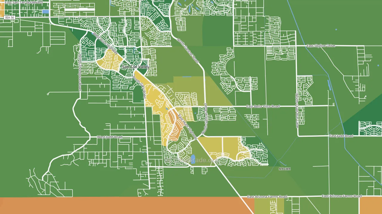 85143, AZ Map of Theft Rates