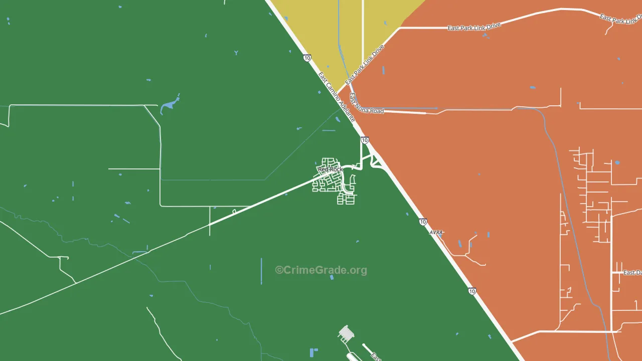85145, AZ Map of Theft Rates