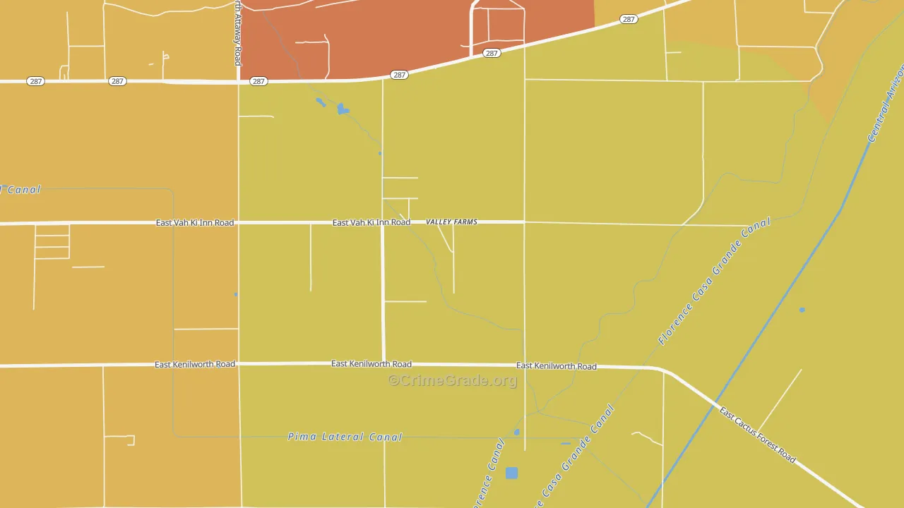 85191, AZ Map of Theft Rates