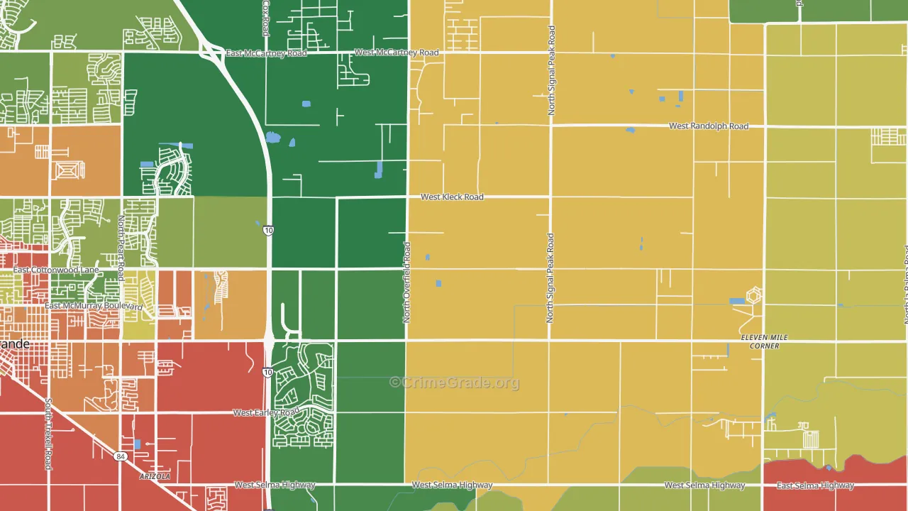 85194, AZ Map of Theft Rates