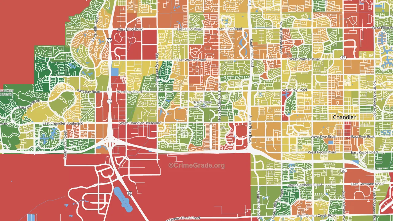 85226, AZ Map of Theft Rates