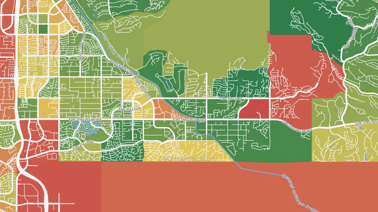 85259, AZ Map of Theft Rates