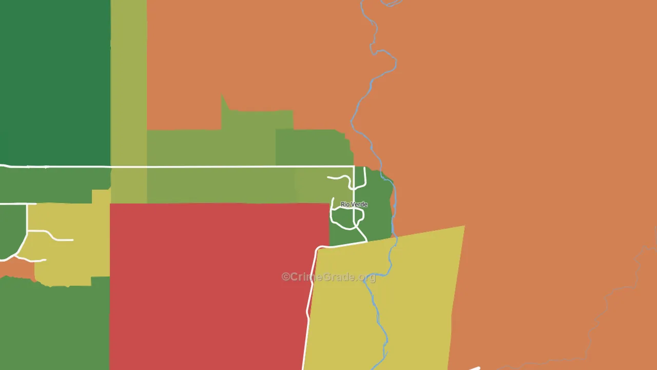 85263, AZ Map of Theft Rates