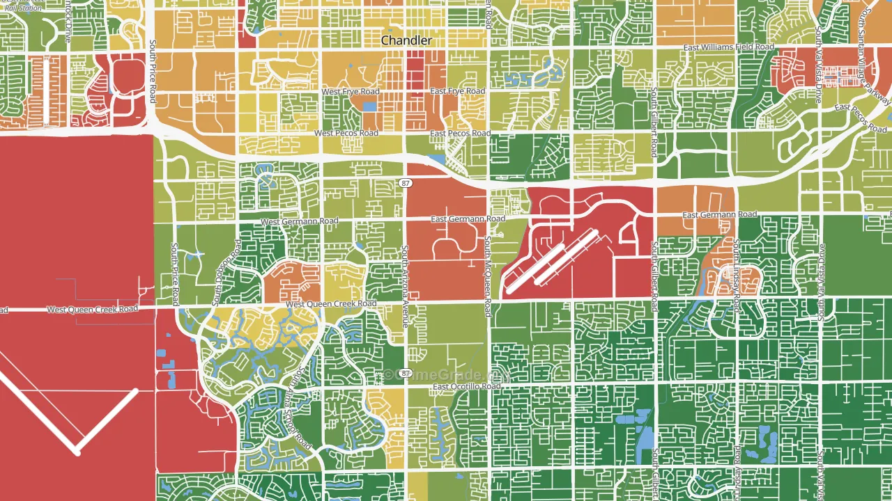 85286, AZ Map of Theft Rates