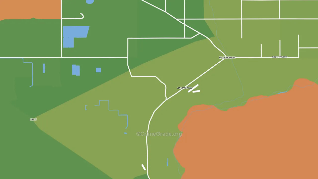 85322, AZ Map of Theft Rates
