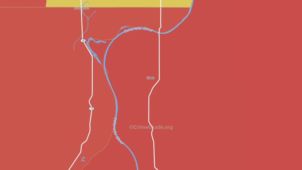 85328, AZ Map of Theft Rates