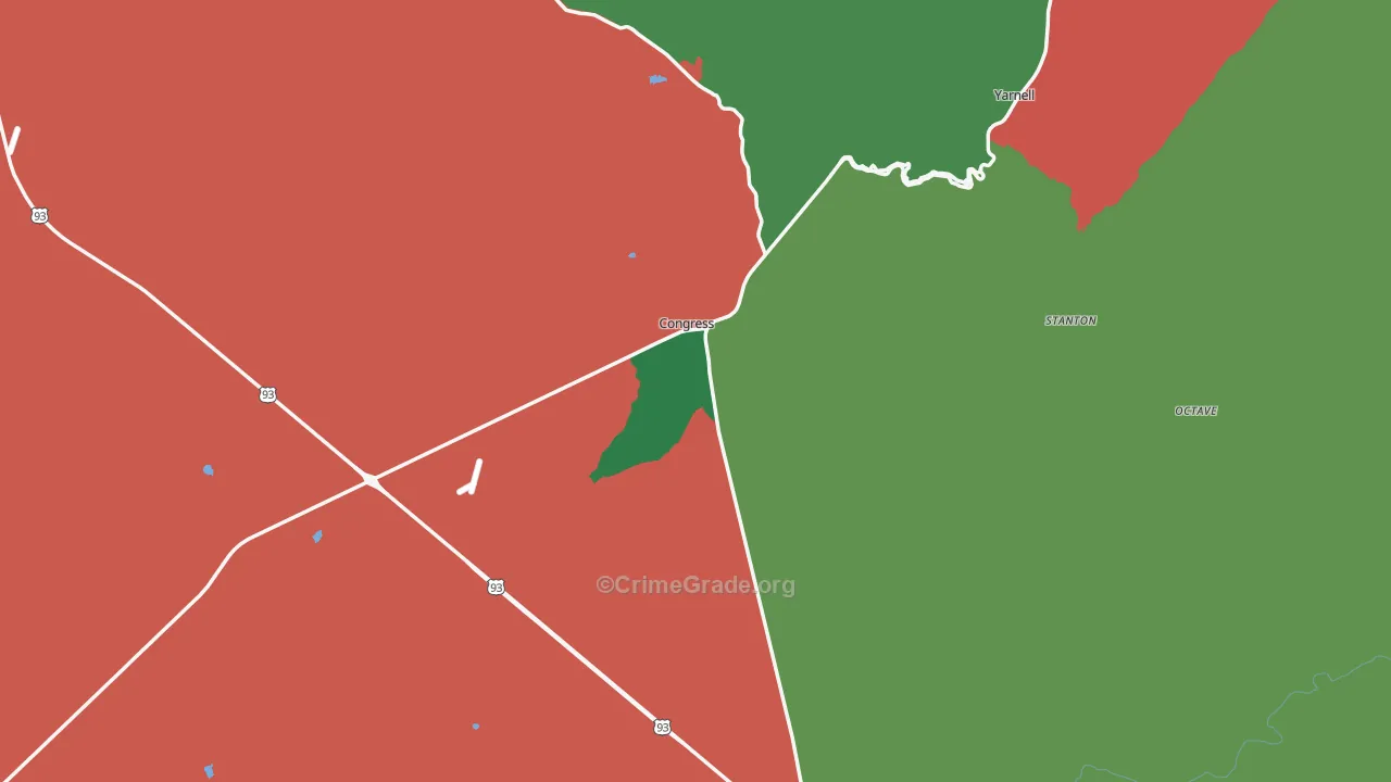 85332, AZ Map of Theft Rates