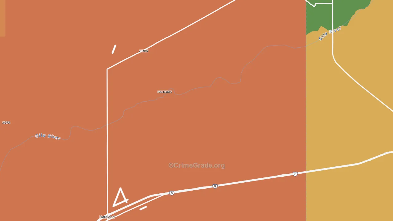 85333, AZ Map of Theft Rates