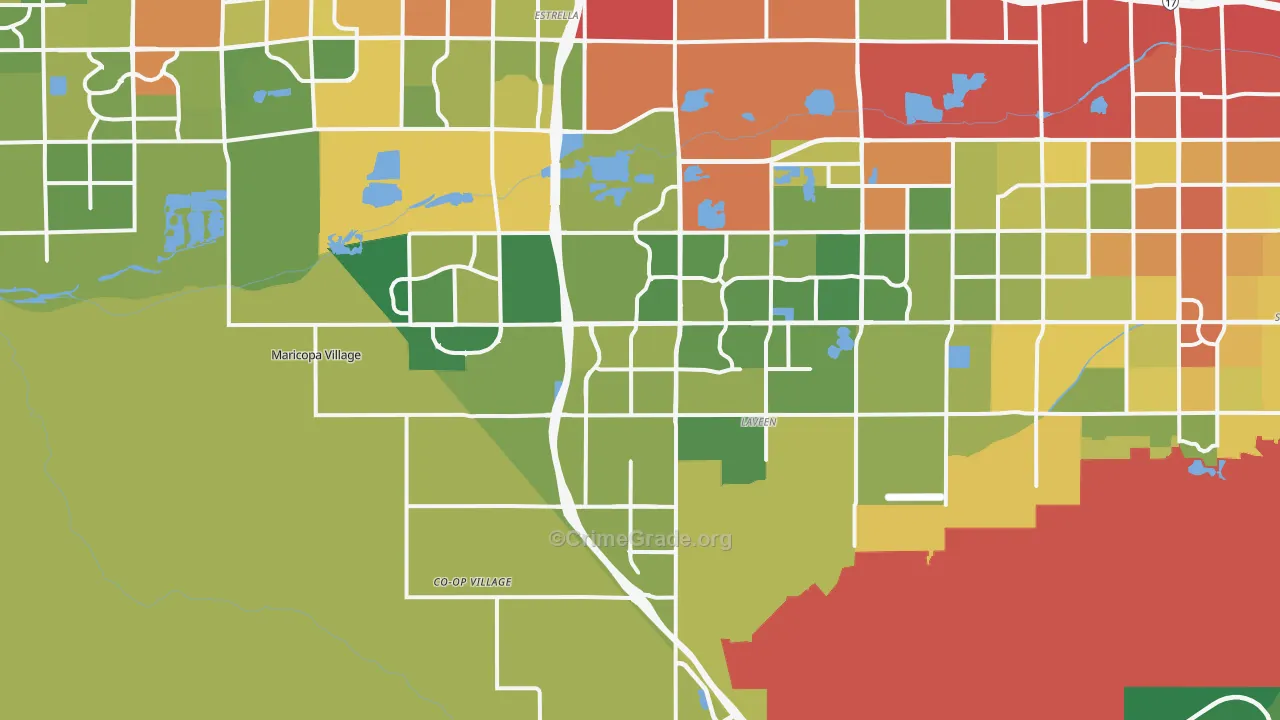 85339, AZ Map of Theft Rates
