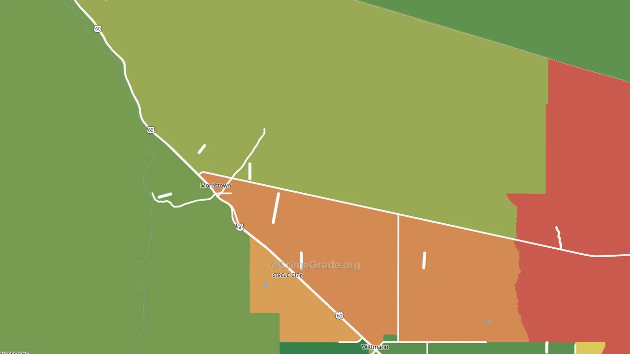 85342, AZ Map of Theft Rates