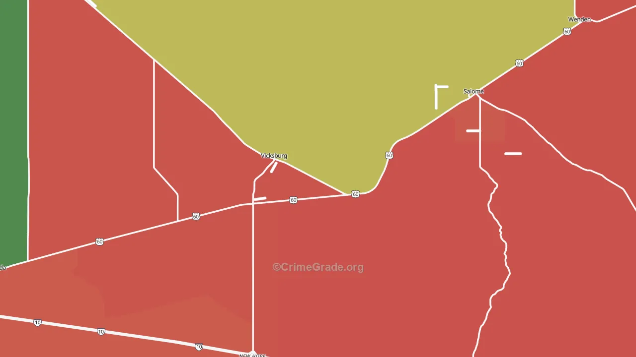 85348, AZ Map of Theft Rates