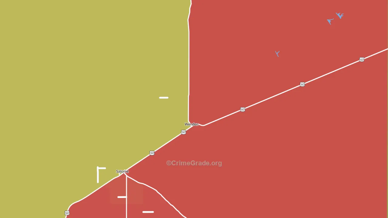 85357, AZ Map of Theft Rates
