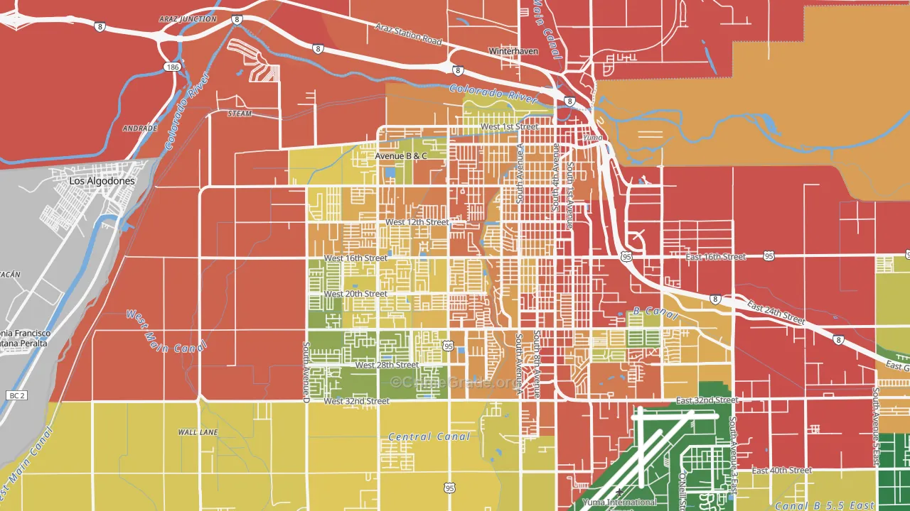85364, AZ Map of Theft Rates