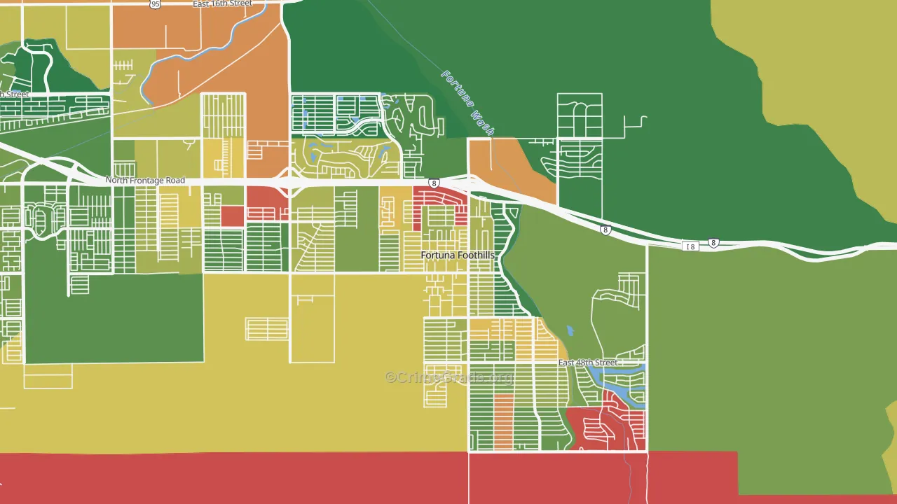 85367, AZ Map of Theft Rates
