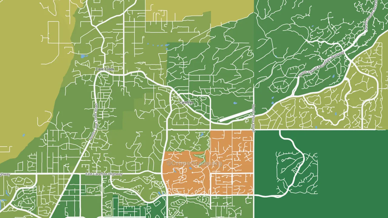 85377, AZ Map of Theft Rates