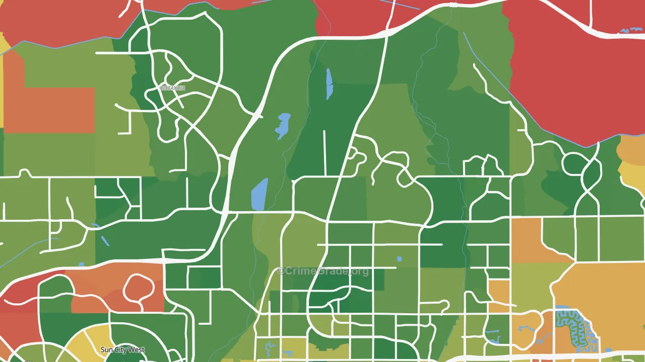 85383, AZ Map of Theft Rates