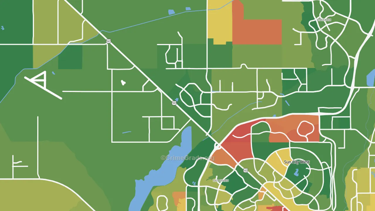 85387, AZ Map of Theft Rates