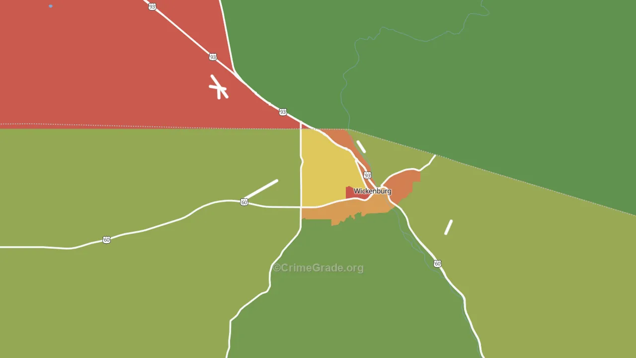 85390, AZ Map of Theft Rates