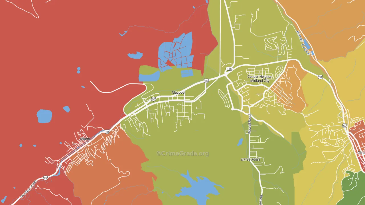 85532, AZ Map of Theft Rates