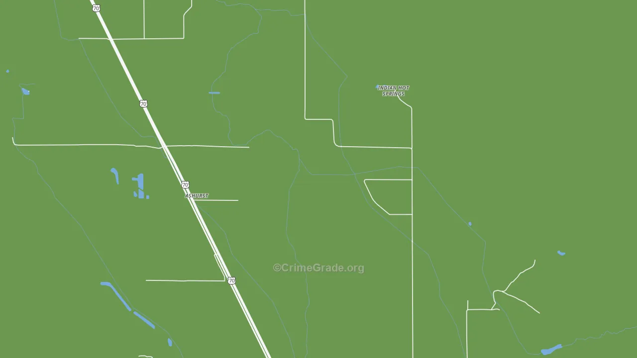 85535, AZ Map of Theft Rates