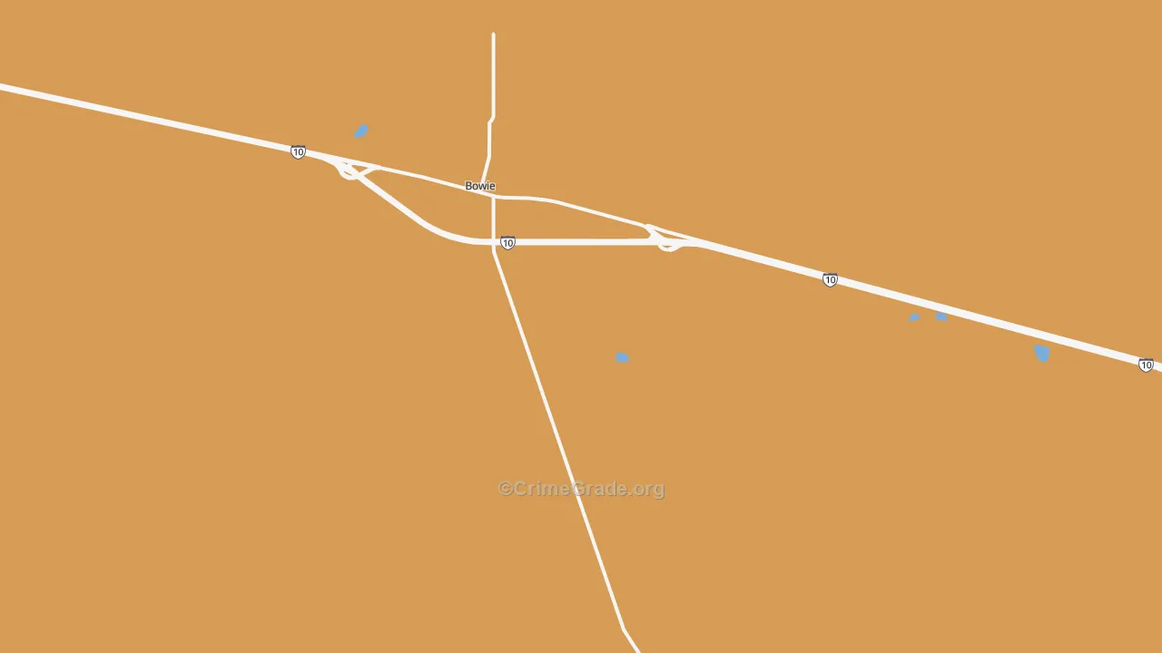 85605, AZ Map of Theft Rates