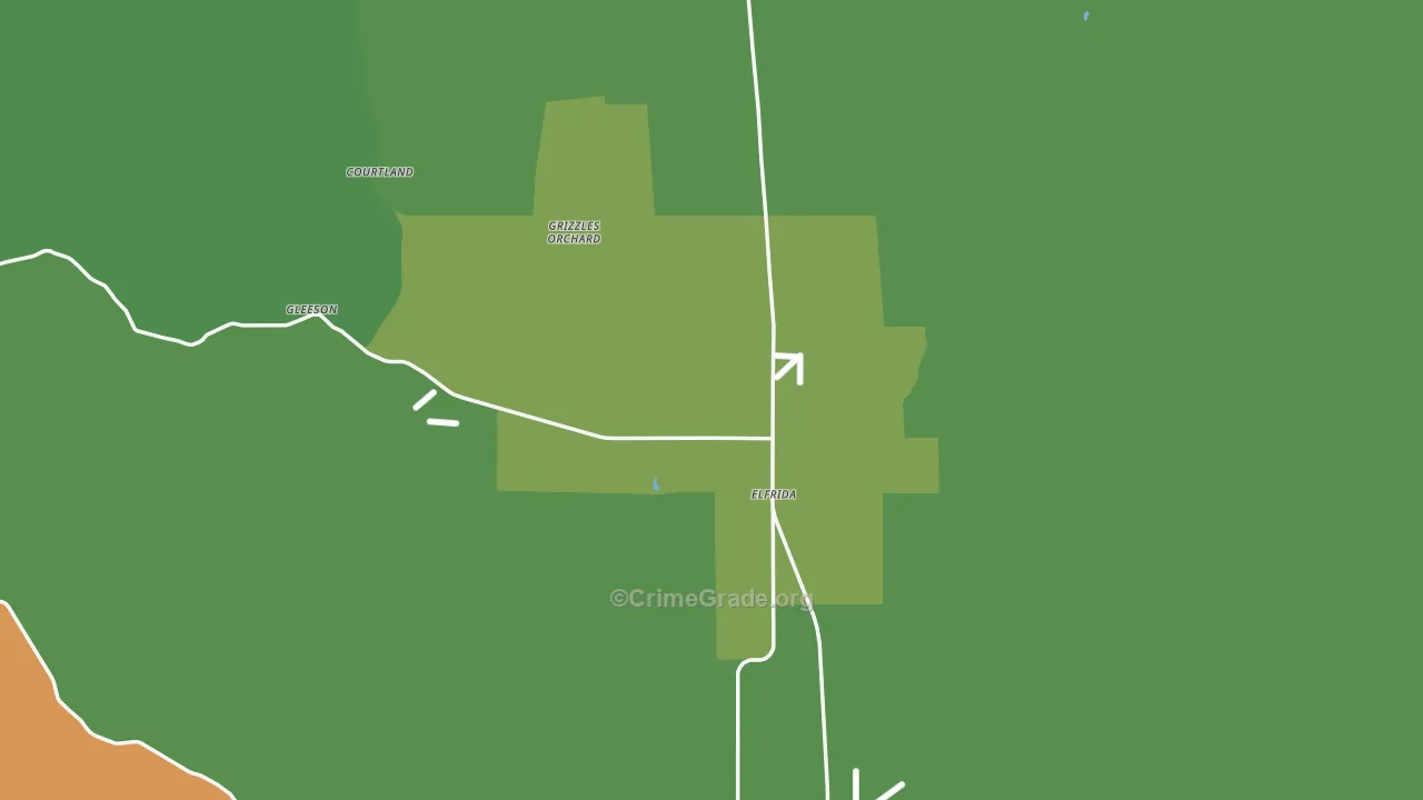 85610, AZ Map of Theft Rates