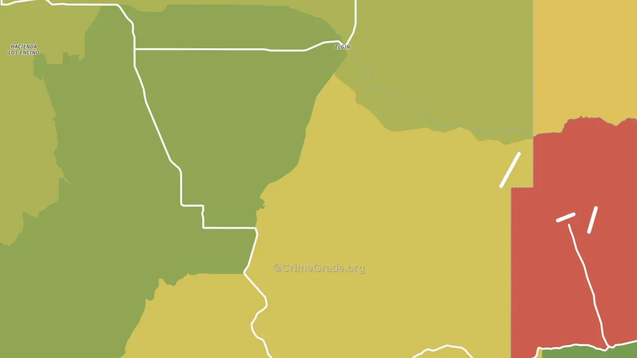 85611, AZ Map of Theft Rates