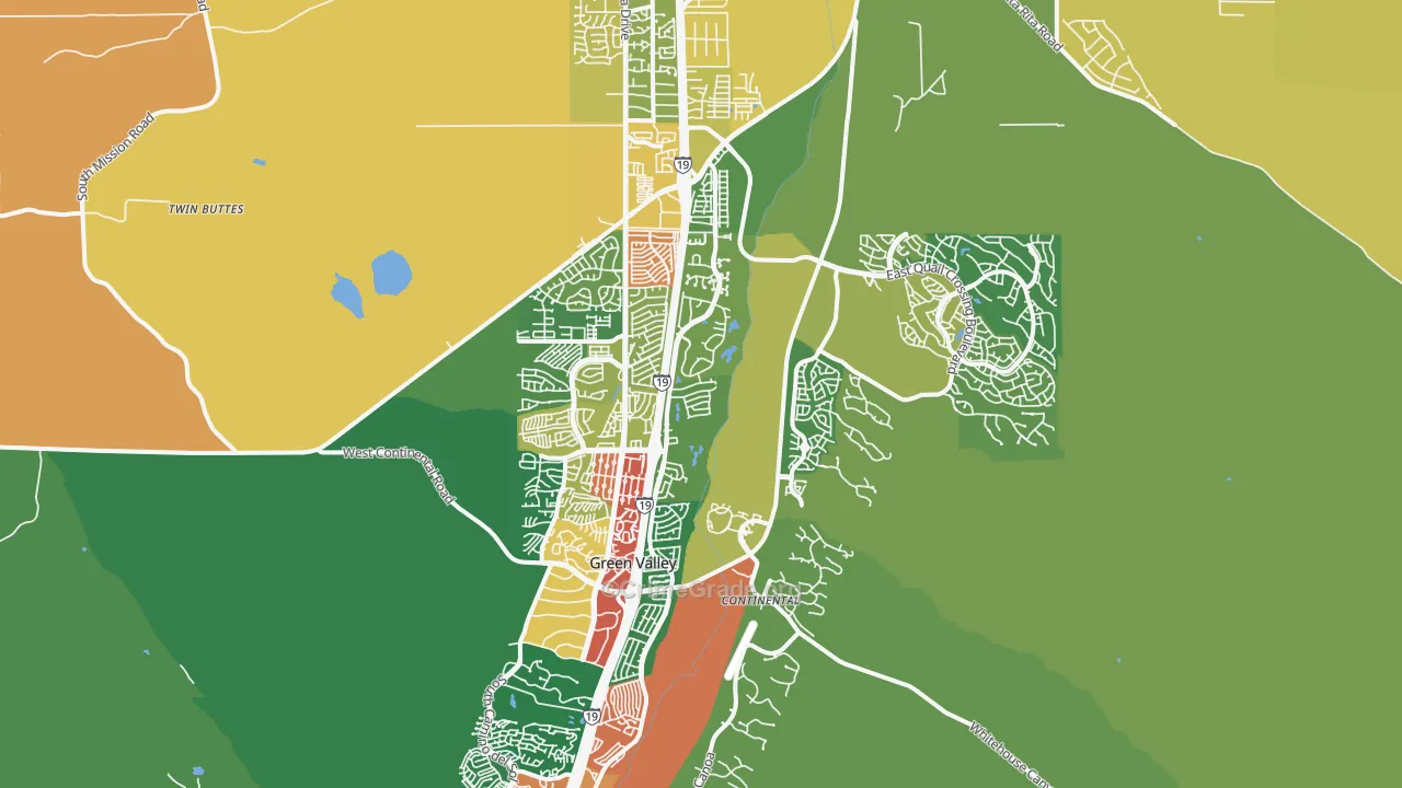 85614, AZ Map of Theft Rates