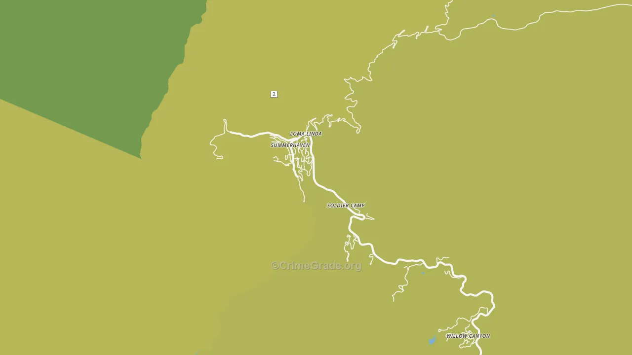 85619, AZ Map of Theft Rates