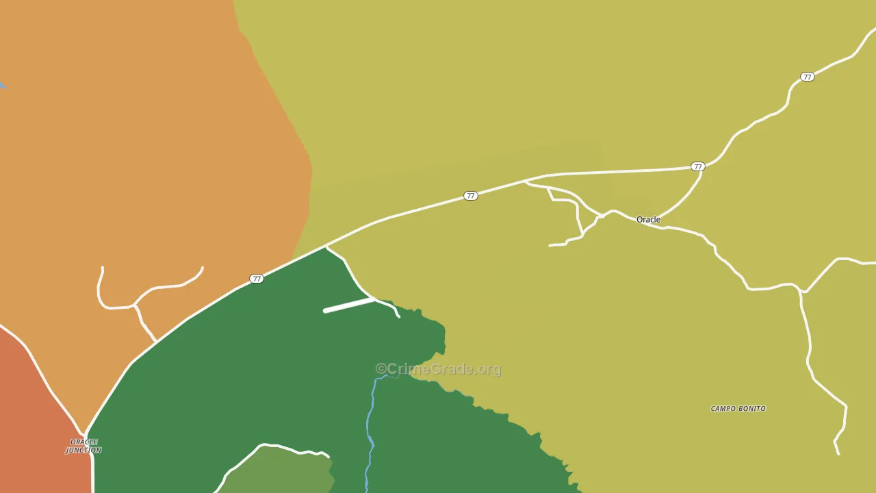 85623, AZ Map of Theft Rates