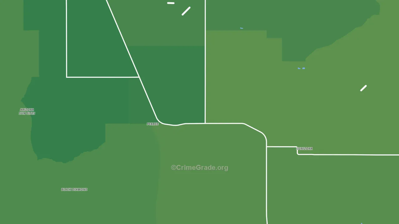 85625, AZ Map of Theft Rates
