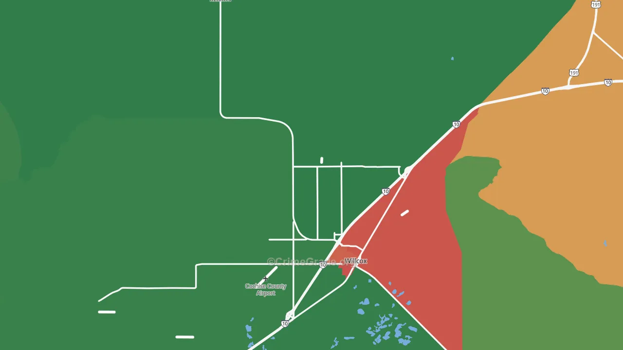 85643, AZ Map of Theft Rates