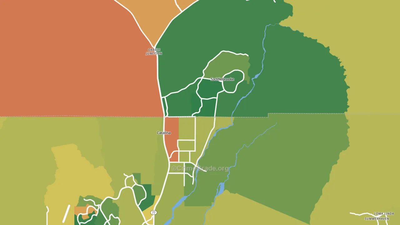 85739, AZ Map of Theft Rates