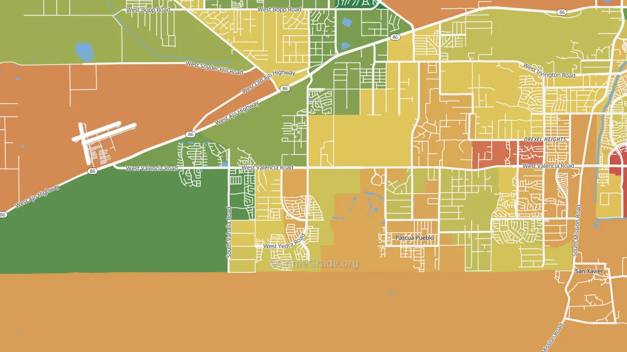 85757, AZ Map of Theft Rates