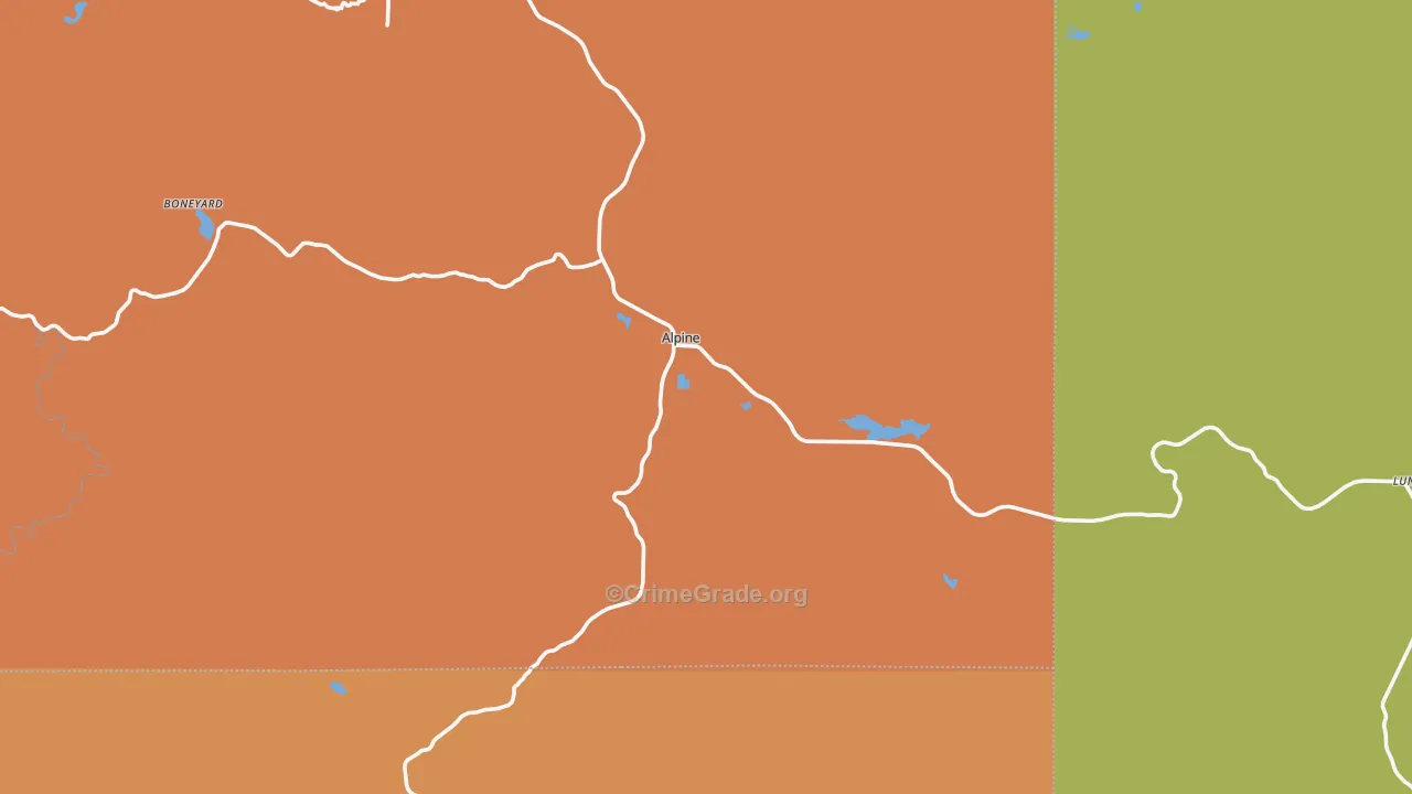85920, AZ Map of Theft Rates