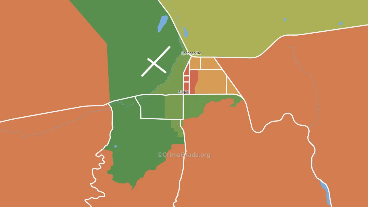 85925, AZ Map of Theft Rates