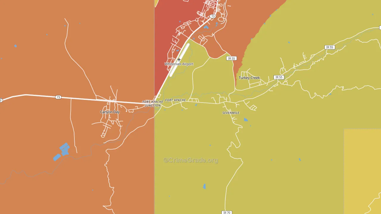 85926, AZ Map of Theft Rates