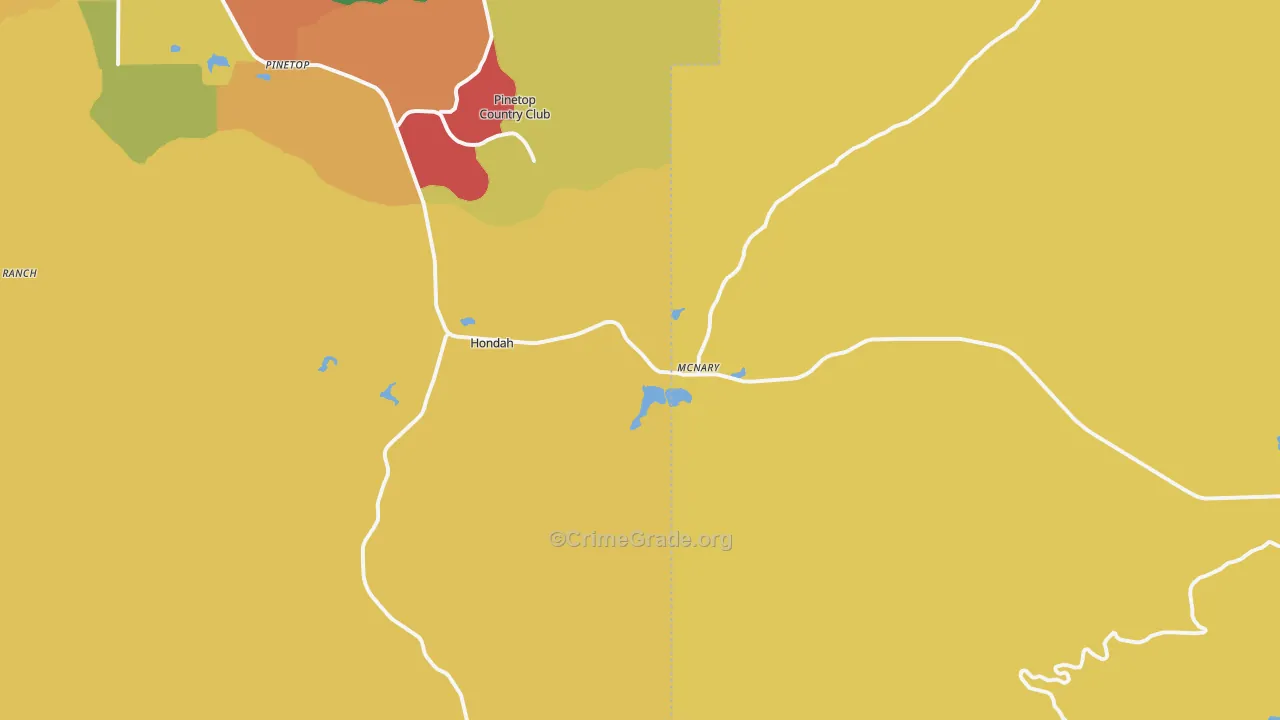 85930, AZ Map of Theft Rates