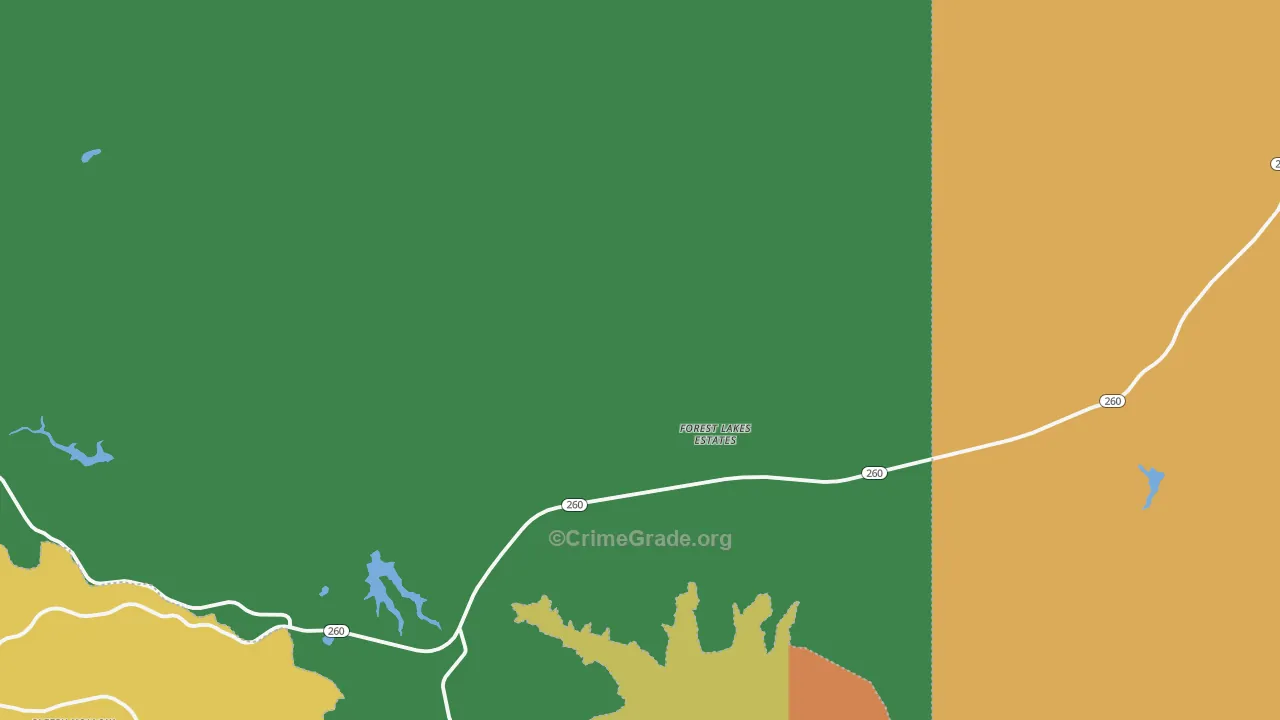 85931, AZ Map of Theft Rates