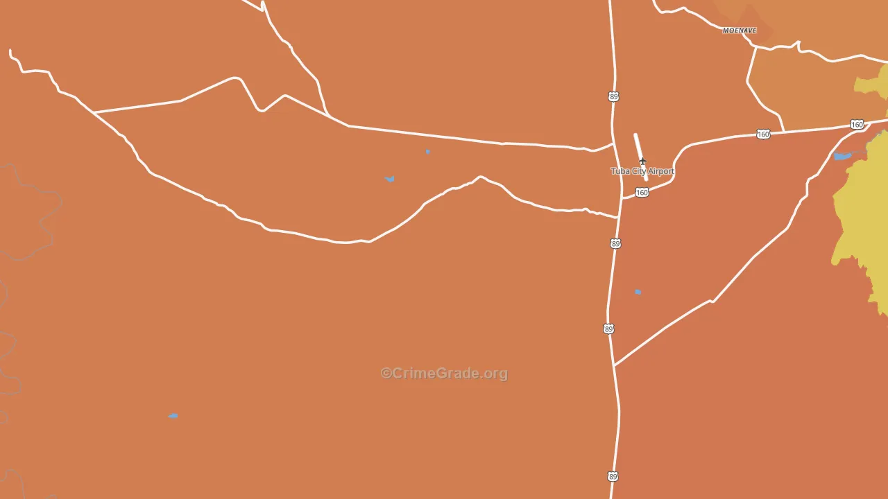 86020, AZ Map of Theft Rates