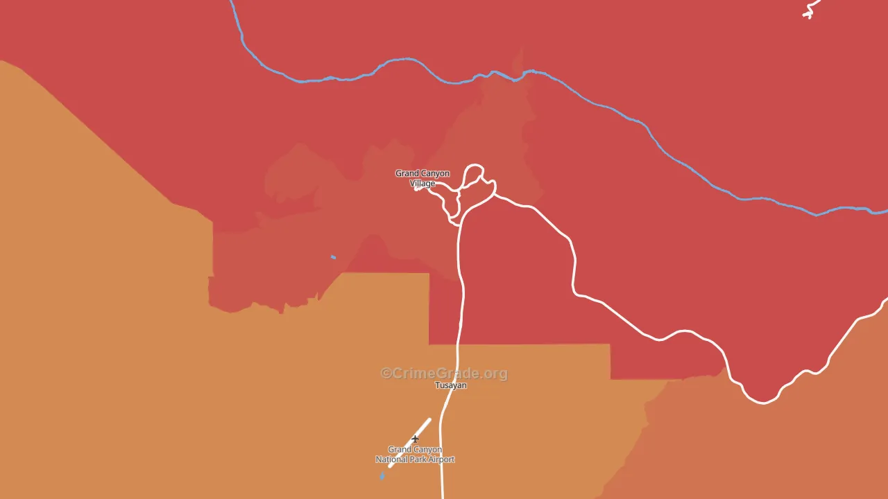 86023, AZ Map of Theft Rates